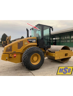 Стекло заднее правое на Caterpillar CS56