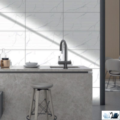 Плитка настенная Eurotile Hindi Luster 30x60 см матовая под мрамор с люстром