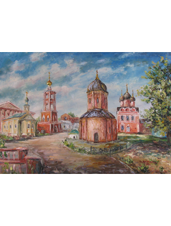 Картина Высоко-Петровский монастырь Круглова Светлана