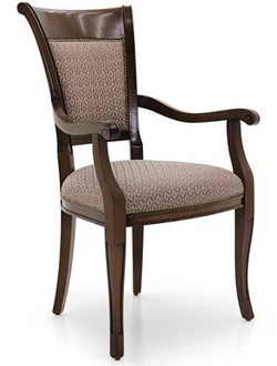 СТУЛ С ПОДЛОКОТНИКАМИ RICCIOLO ART. 0167A (L62*P61*H95) SEVENSEDIE