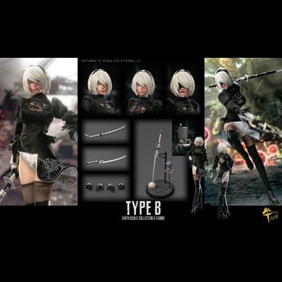 ПРЕДЗАКАЗ - Андроид 2В (Nier: Automata) - Коллекционная фигурка 1/6 - Type B 2B (MTT019) - Master Team ?ЦЕНА: 31600 РУБ.?