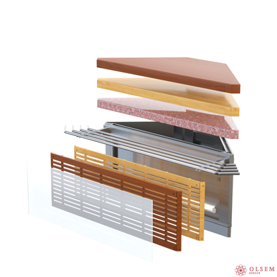 Модуль поворотный внутренний ATESY Регата ПМВН-90-02