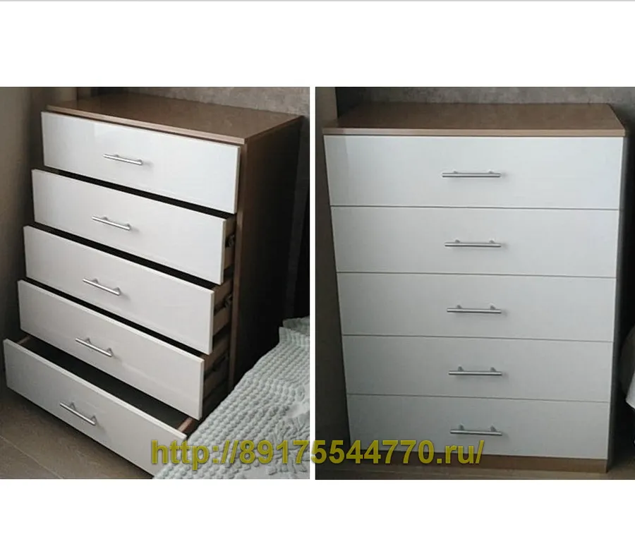 012 Комод.
Фасады МДФ белый глянец.