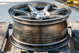 Комплект дисков R17 8,0J ET+35 5*114,3 Advan Racing Графит темный (FF068-1)