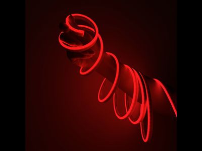 Гибкий светодиодный неон 2835 120LED/m 8x16мм 220V IP67 Red