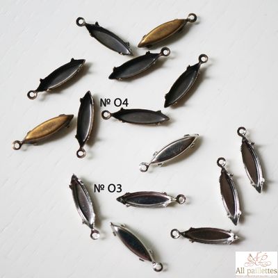 Оправа для кристалла 15х4 мм