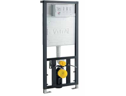 Комплект подвесного безободкового унитаза S50 Rim-Ex (с сиденьем с микролифтом, инсталляцией и панелью управления), 9003B003-7201