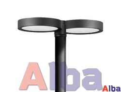 Фонарь RONDO 400мм двойной с опорой садово-парковый 3 м