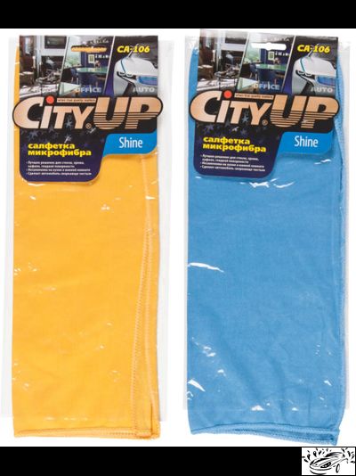 Салфетка City-UP-107 Shine 35*40см для стекол