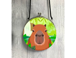 Сумка круглая Капибара, Kapibara-san №22