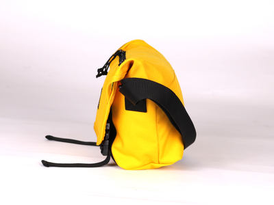 Гоша Орехов Messenger Minipurse Желтая вид сбоку