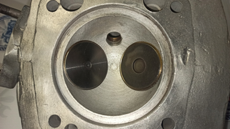 Головка левая Днепр, МТ (импортные клапаны,  бронзовые седла, ВАЗ пружины, бронза втулки)