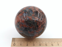 Шар Гранит Калгуваара, Россия, Карелия (50 мм, 174 г) №28098