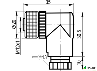 Розетка СS S255-3