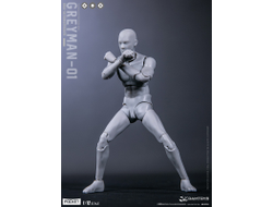 Серый манекен - Коллекционная фигурка 1/12 SCALE Action Figure Greyman (DPS11) - DAMTOYS
