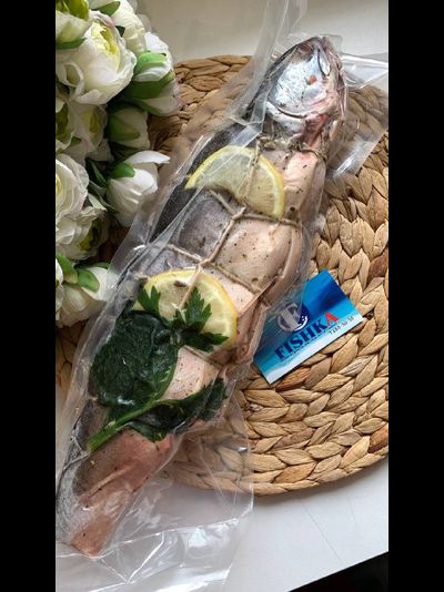 ГОРБУША фаршированная с сыром и маслом сливочным