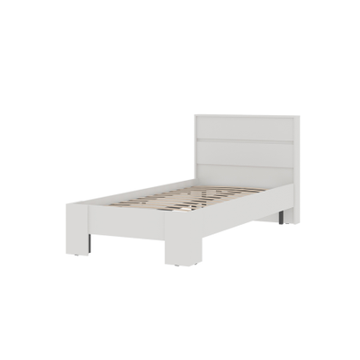 Хелен КР 01 Кровать 90 с ортопедом 970х930х2115 белый