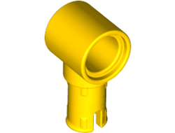 Technic, Pin with Friction Ridges and Pin Hole, Yellow (15100 / 6259269 / 6282151)