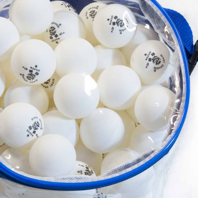 Мячи Dragon Training Silver 1* New (100 шт, бел.) в прозрачной сумке