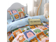Комплект детского постельного белья  Сатин Люкс KIDS Animals 100% хлопок CDKR021размер 150*210 см(160*230 см)
