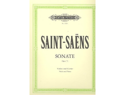Saint-Saens, Camille Sonate op.75 für Violine und Klavier