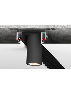 Профиль Denkirs для создания декоративных ниш DK5850-BK