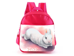 Рюкзак розовый год Кролика №5