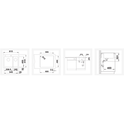 Мойка Blanco PLEON 6 Split 525955