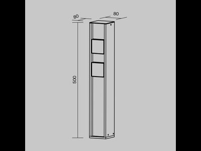Уличная розетка Socket 2x2000Вт IP 54, O459FL-GF02SC