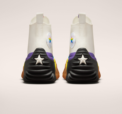Кеды Converse Run Star Motion Hi platform Pride A02262C вид сзади фото