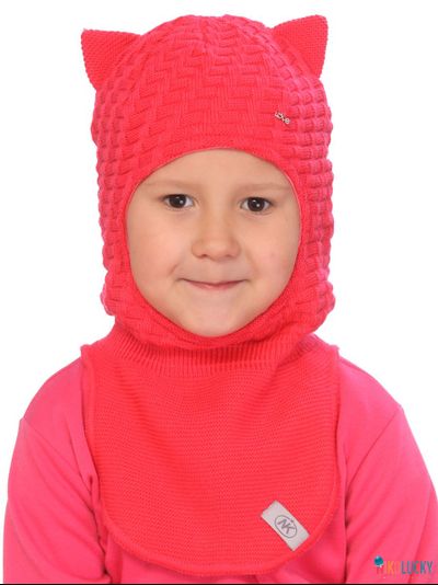 Шапка-шлем  21202-01, цвет темно-розовый р. 48-50