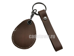 Коричневый чехол для квартирной метки от домофона (круглая)