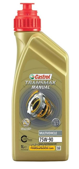 Трансмиссионное масло для МКПП 1л Castrol Transmax Manual Multivehicle 75W-90