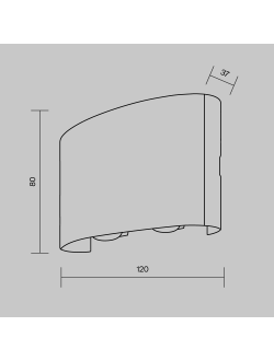 Архитектурная подсветка Strato 3000К 4Вт IP 54, O417WL-L4W3K