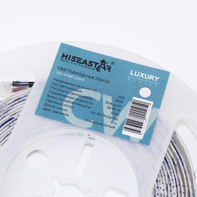 Светодиодная лента PRO 2835 304 LED 24V 28W IP20 Белый Hi-SEASTAR