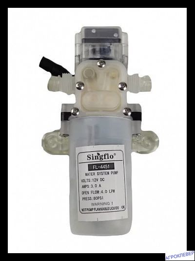 Насос Singflo FL-4451, 12 Вольт, 5,5 bar, 4 литра/мин