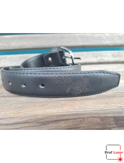 Гравировка на ремне