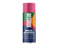Аэрозольная эмаль универсальная DECORIX, 520 мл, розовый