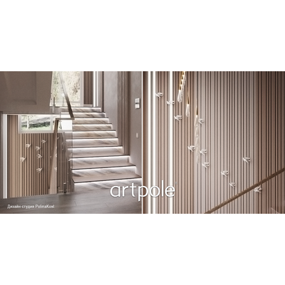 Гипсовая панель BARCODE BIG + LED артикул D-0009