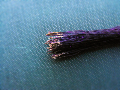 Брошь-орден "Мистический цветок" в фиолетово-золотой цветовой гамме