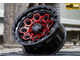 Комплект дисков R18 9,0J ET+0 6*139,7 FBX 178-8 Черный с красным (R690)