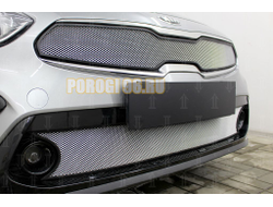 Защита радиатора KIA Cerato 2018- chrome верх