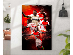 Календарь перекидной Kylian Mbappe Lottin, Килиан Мбаппе Лоттен №14