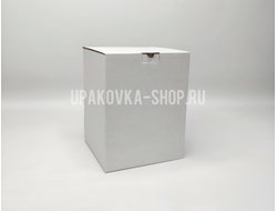 Коробка с откидной крышкой 145*145*185мм БЕЛЫЙ