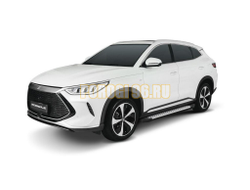 Порог-площадка "Bmw-Style" D180AL + комплект крепежа, RIVAL, BYD Song Plus 2023-