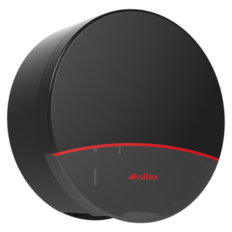 Ksitex TH-209B Диспенсер туалетной бумаги в рулонах 200м Т2 черный глянцевый