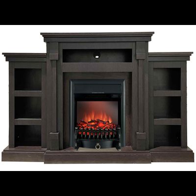 Электрокамин Теннесси LUX BL с очагом Fobos