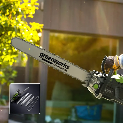 Цепная аккумуляторная пила Greenworks OCS800