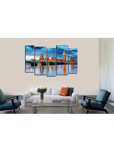 Модульная картина "Пасмурный Лондон"