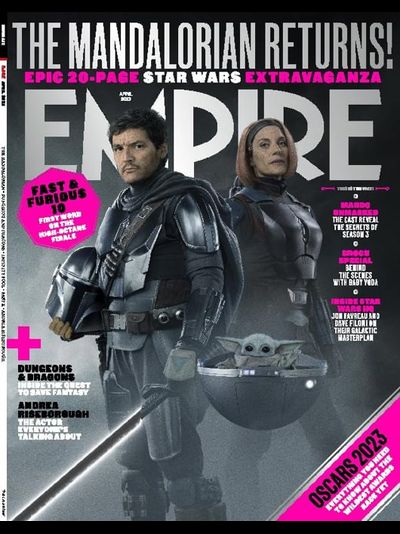Empire Magazine April 2023 Pedro Pascal, The Mandalorian Cover, Иностранные журналы, Intpressshop